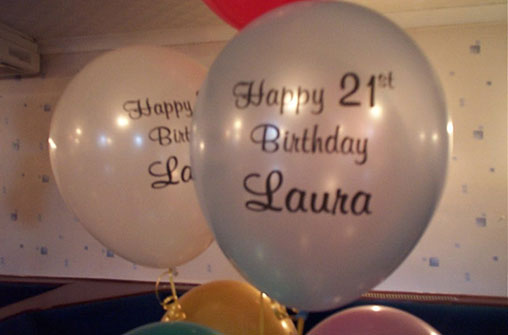 Balloon Printing from Giant Cards