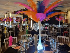 feather centrepieces Aspire Leeds2