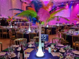 illuminated feather table centres poole- lighthouse7