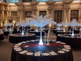 ostrich feather centrepieces harbourhotel bristol2